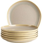 Mäser Zestaw talerzy deserowych Cordelia Sand Textura 22 cm, 6 szt.