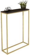 Nowoczesna konsola złoty + czarny D9-E46