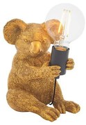 Endon 95082 - Lampa stołowa KOALA 1xE27/10W/230V złota