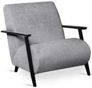 Jasnoszary fotel wypoczynkowy lisek E4-B80