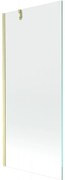Mexen Next parawan nawannowy 1-skrzydłowy 80 x 150 cm, transparent, złoty szczotkowany - 895-080-000-00-00-55
