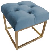 Pufa CHESTERFIELD LOFT ławka postawa złota MG33