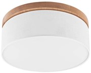 Brilagi - LED sufitowa lampa BELLADONNA 2xE27/15W/230V pr. 40 cm biała/dąb