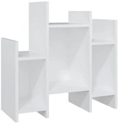 Biały nowoczesny regał z 6 półkami E2-C23