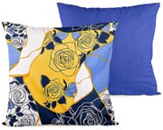 4Home Poszewka na poduszkę Blue rose, 40 x 40 cm, komplet 2 szt., 40 x 40 cm
