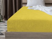PrzytulneMieszkanie.pl Prześcieradło frotte EXCLUSIVE żółte 200x220 cm