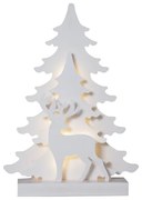 Biała dekoracja świetlna ze świątecznym motywem Grandy – Star Trading