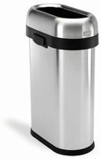 Simplehuman Kosz na śmieci do pomieszczeńkomercyjnych 50 l, stal nierdzewna