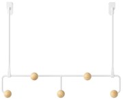 Biały metalowy wieszak na drzwi 39 cm Estique – Umbra