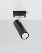 Plafon DIREZIONE 1 czarny SOLLUX  LIGHTING