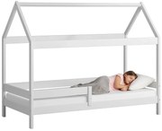 Białe skandynawskie łóżko dla dziecka P7-K53