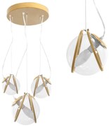 Lampa wisząca APP1091-3CP Złota