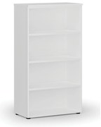 Regał biurowy PRIMO WHITE, 800 x 420 x 1434 mm, biały