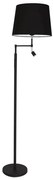 ByRydens 1988780-4007-LED Lampa stojąca ORLANDO 1xE27/5W/230V+LED/3W czarna