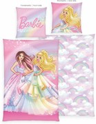 Herding Pościel bawełniana Barbie, 135 x 200 cm, 80 x 80 cm