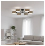 Przysufitowy żyrandol MAGA 6xE14/10W/230V beżowy