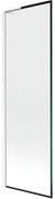 Mexen Next L parawan nawannowy 1-skrzydłowy 60 x 150 cm, czarna ramka, biały - 895-060-000-03-70-20