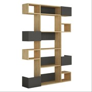 Biblioteczka Niho Anthracite and Oak