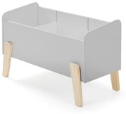 Szare łóżeczko na zabawki Vipack Kiddy