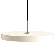 Kremowa lampa wisząca LED ze ściemniaczem i metalowym kloszem ø 43 cm Asteria Plus Medium – UMAGE