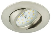 Briloner 8317-012 - LED ściemnialna oprawa wpuszczana do łazienki LED/5,5W/230V IP23 matowy chrom