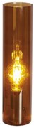 ByRydens 2820580-5512 - Lampa stołowa FLAKE 1xE27/5W/230V brązowa/dymiona