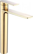 Mexen Zero bateria umywalkowa wysoka, złota - 71110-50