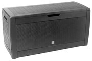 Skrzynia do przechowywania RATO, 310L, 119x48x60cm, antracytowa Prosperplast