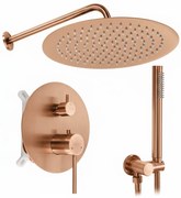 Zestaw natryskowy podtynkowy Rea Foss Clif Miedź Szczotkowana + BOX