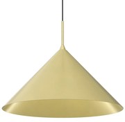 Lampa wisząca CAPITAL GOLD Ø46cm 1xGX53, pojedyncza trójkąt, złota, 1 klosz