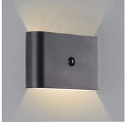 Brilliant - LED zewnętrzna ładowalna lampa ścienna z czujnikiem XINO LED/3W/5V I