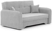 Rozkładana 2-osobowa sofa LAINE, jasnoszara