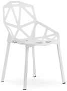 Krzesło plastikowe ESSEN białe