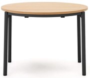 Okrągły rozkładany stół z blatem w dekorze dębu ø 90 cm Montuiri – Kave Home