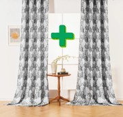Zasłony designerskie FLOCUS 140x270 cm (2 szt.), wzorzyste