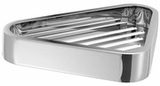 GEDY 3283 Smart półka narożna pod prysznic, 17 x 3 x 17 cm, srebrny