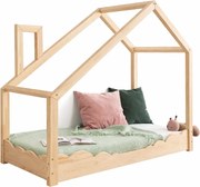 Drewniane łóżko dziecięce domek T3-T13