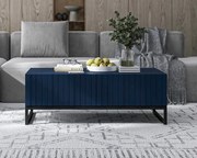Stolik kawowy TAL 3D 110x54cm granatowy mat
