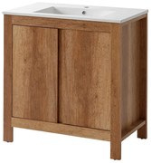 Szafka pod umywalkę CLASSIC OAK 821 80 cm dąb COMAD