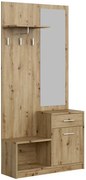 Garderoba do przedpokoju dąb artisan -  Standi