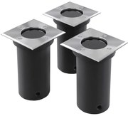 Zestaw 3 kwadratowych lamp najazdowych - 6X O016 P5-H62