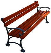 Ławka ogrodowa z podłokietnikami 150 cm F2-G47