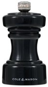 Cole&Mason - Młynek do soli HOXTON 10,4 cm buk/czarny błyszczący