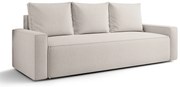 Kremowa rozkładana sofa z pojemnikiem W8-T74