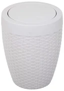 Jasnobeżowy kosz do łazienki Addis Premium, 5 l