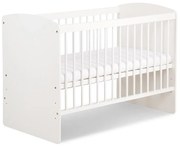 Łóżeczko dziecięce KAROLINA II 120x60 białe LITTLE SKY