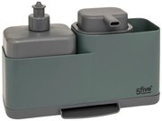 Dozownik na płyn do naczyń, mydło w płynie i z uchwytem na gąbkę NEO