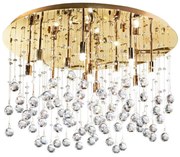 Ideal Lux-LED Lampa sufitowa kryształowa MOONLIGHT 12xG9/3W/230V pr.60 cm złoty