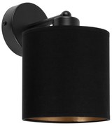 Czarny kinkiet LED  z czarnym abażurem WD-C-1010SC-SC jednopunktowy in