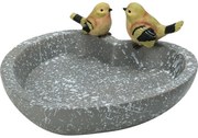 Poidełko dla ptaków Serce, 25,4 x 25,4 x 10,5 cm, polystone